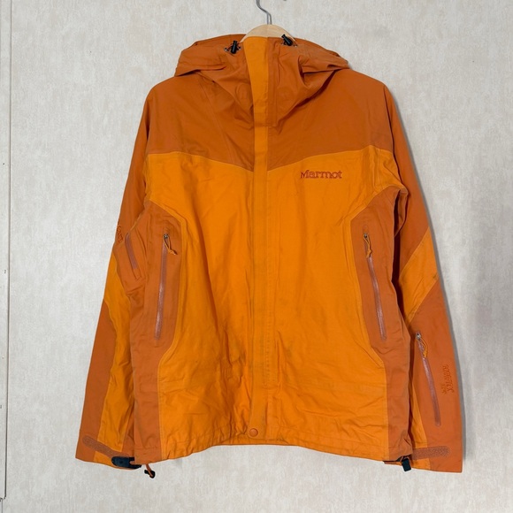 Marmot Other - Marmot Men’s Gore-Tex XCR Lightweight Shell Jacket Full Zip Outdoor in Orange M